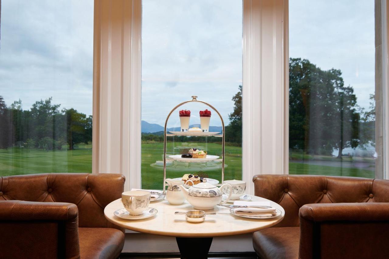 Cameron House On Loch Lomond Alexandria Exterior foto Afternoon tea at The Manor