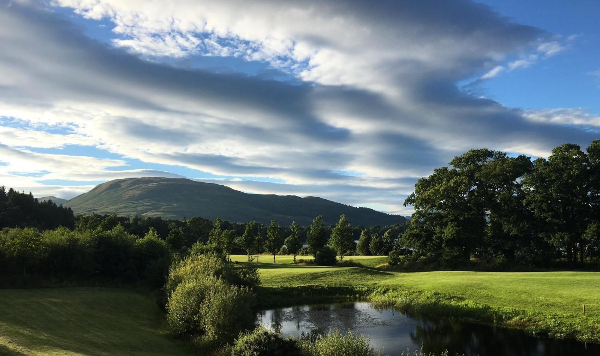 Cameron House On Loch Lomond Alexandria Exterior foto The River Calder at Castle Hill
