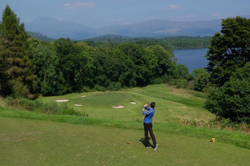 Cameron House On Loch Lomond Alexandria Exterior foto Golf course at the resort