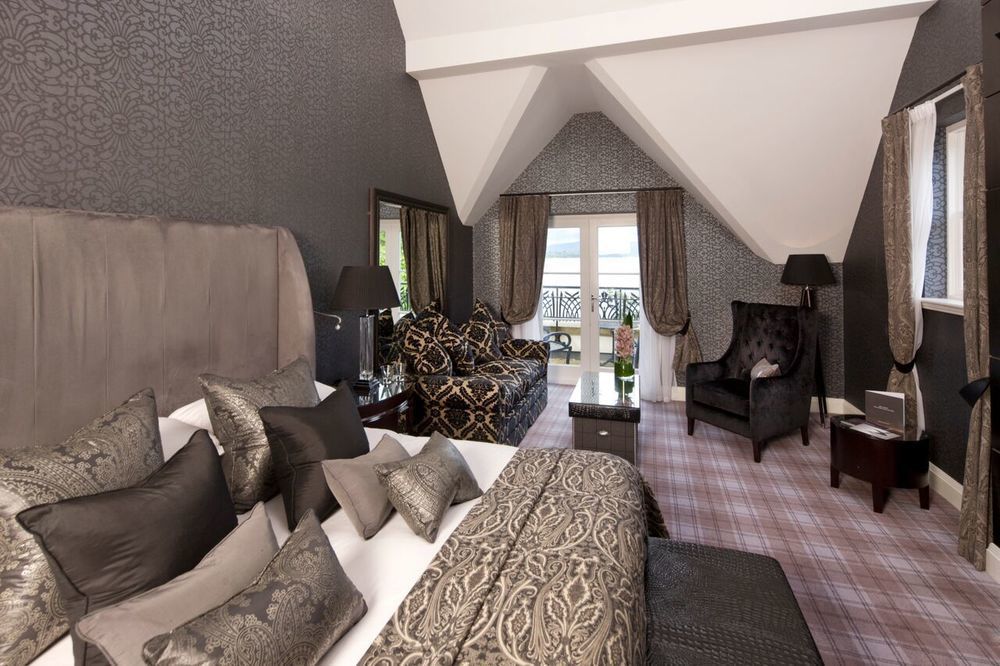 Cameron House On Loch Lomond Alexandria Exterior foto A bedroom at the hotel
